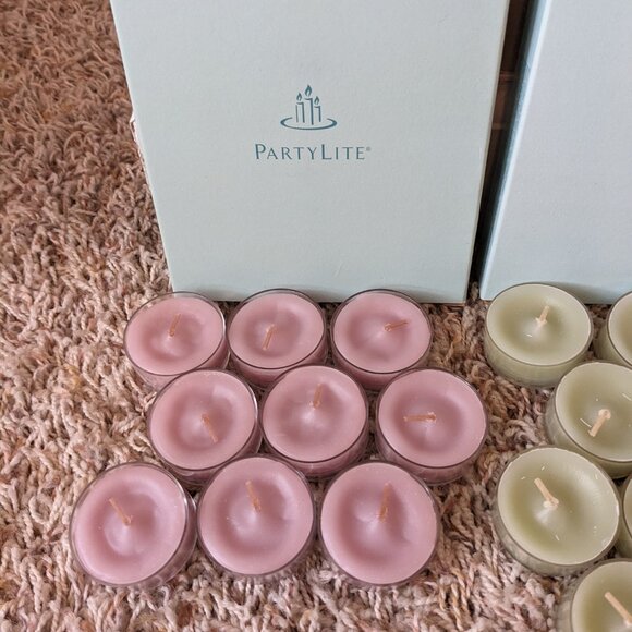 PartyLite Tea Light Candle Sets - Blackberry Sage & Wild Fern - Picture 2 of 5